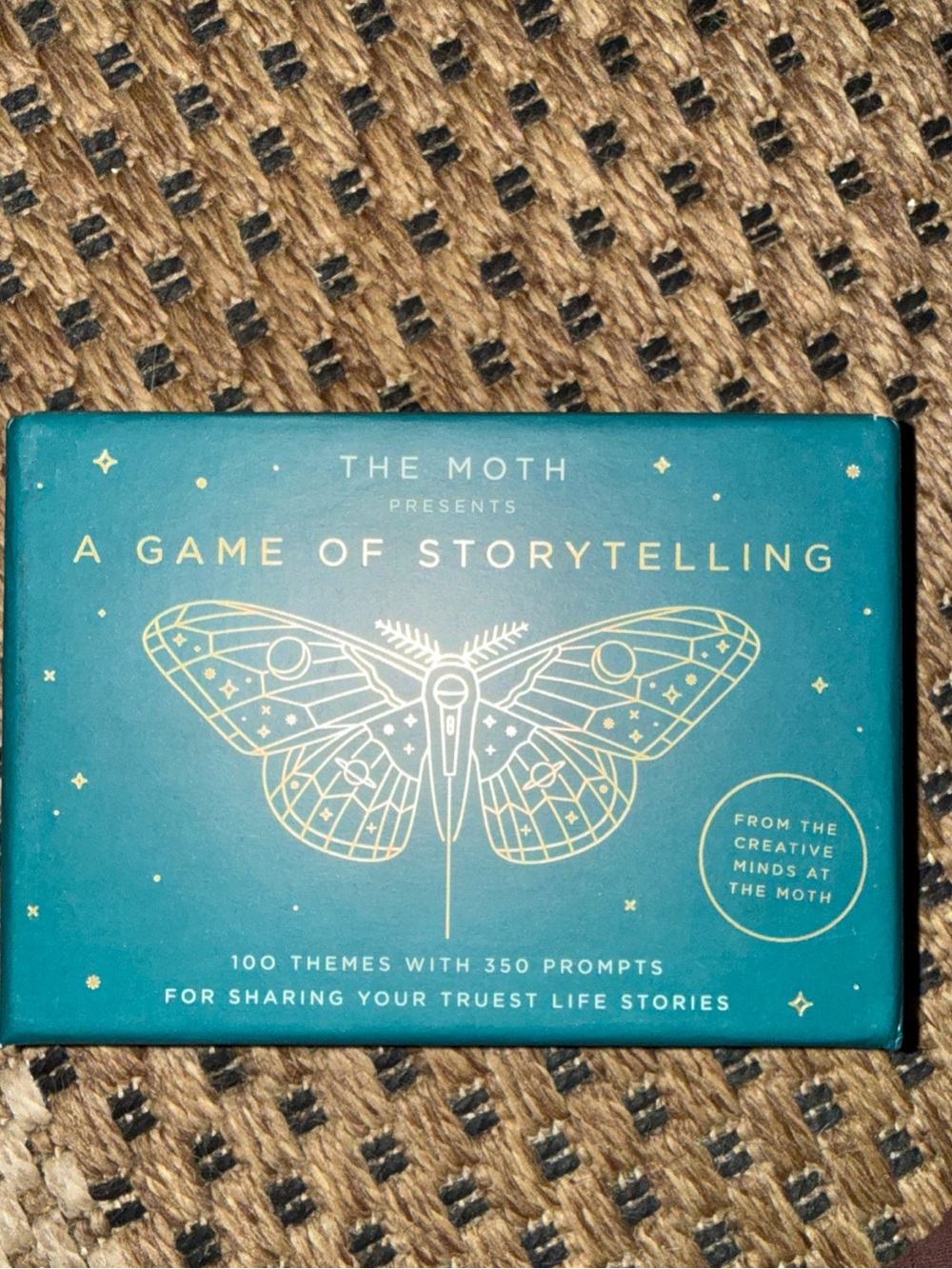 The Moth "A Game of Storytelling" Deck - Teal and Gold
